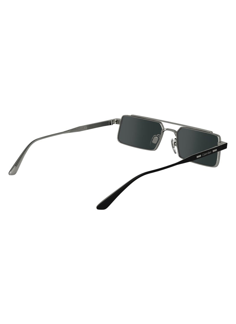 CALVIN KLEIN - FULL RIM METAL METAL CALVIN KLEIN SUN CK24111S 5518 (002) MATTE BLACK - Image 1