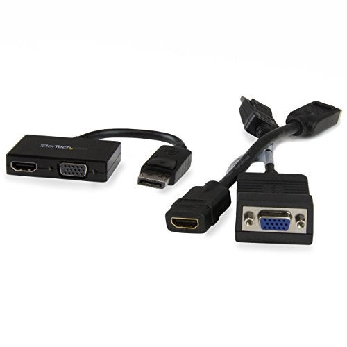 StarTech DP2HDVGA Travel A/V Adapter 2-In-1 Display Port to HDMI or VGA - Image 4