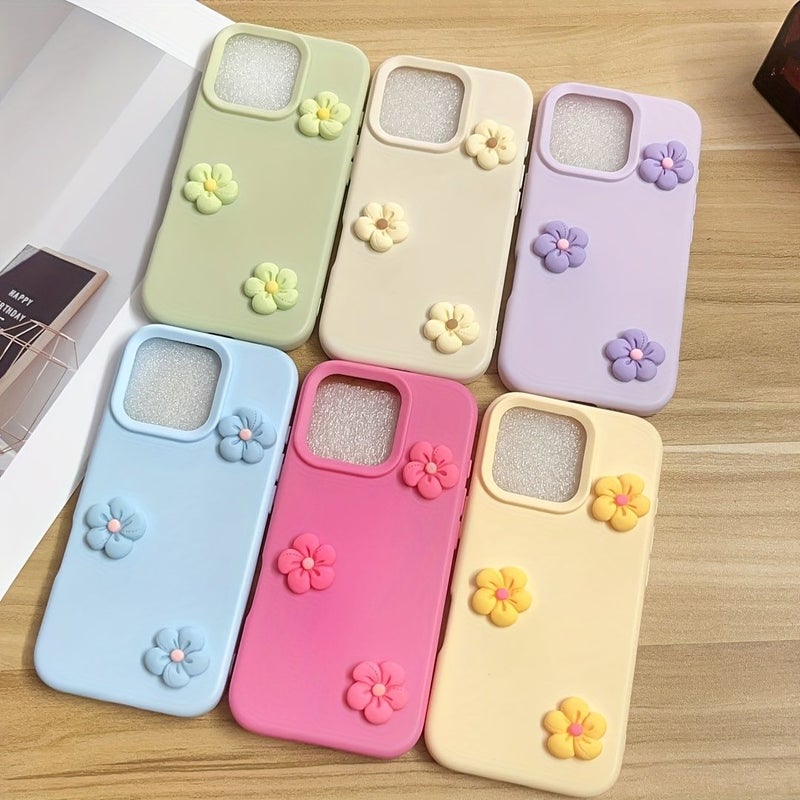 Light Yellow Daisy Flower Phone Case For iPhone 13 Cute Girly Protector - Image 1