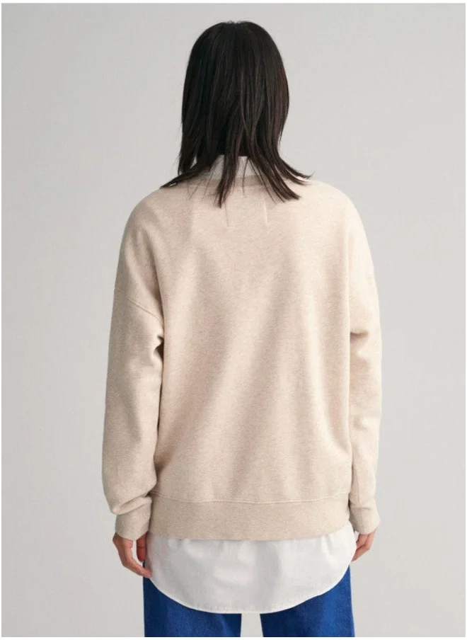 GANT Oversized Gant Usa Crew Neck Sweatshirt