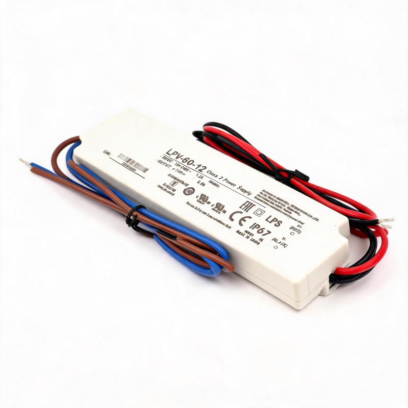 12V 60W LED Driver IP67 Waterproof Power Supply - Short Circuit Protection Long Service Life Regulated Output for Indoor Outdoor LED Lighting Digital Signage - Image 5