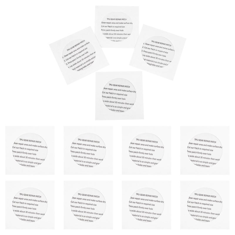 12pcs TPU Repair Patcesh Inflatable Products Repair Stickers Adhesive Patches - Image 5