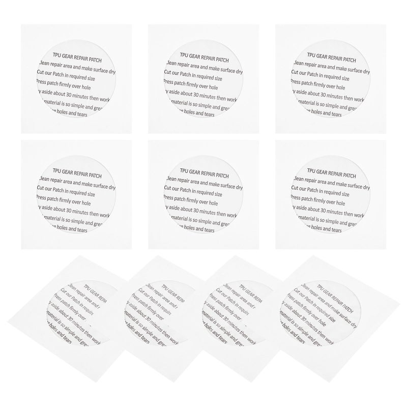12pcs TPU Repair Patcesh Inflatable Products Repair Stickers Adhesive Patches - Image 1
