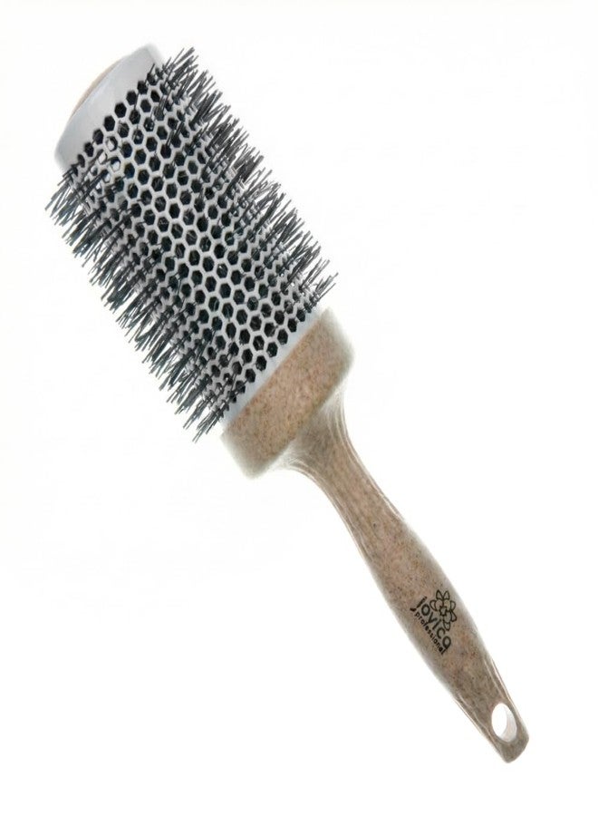 Jovica Professional 2 Inch Round Brush for Blowout Styling - Ceramic Ionic Barrel Hair Brush for Volume & Smooth Blow Dry - Lightweight Round Hair Brush for Long Hair - Image 1