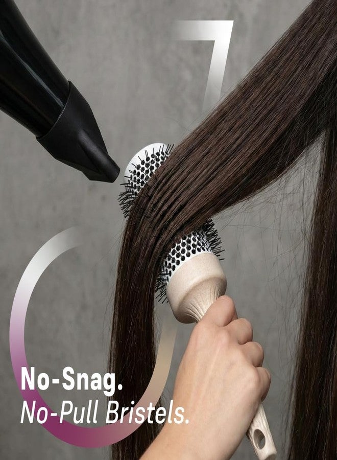 Jovica Professional 2 Inch Round Brush for Blowout Styling - Ceramic Ionic Barrel Hair Brush for Volume & Smooth Blow Dry - Lightweight Round Hair Brush for Long Hair - Image 4