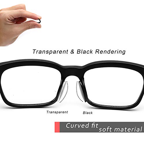 NEPAK 30 Pairs Eyeglass Nose Pads,Eye Glasses Nose Pads Non Slip,Silicone Nosepads for Glasses, Sunglasses, and Eye Wear(Clear,1mm) - Image 3