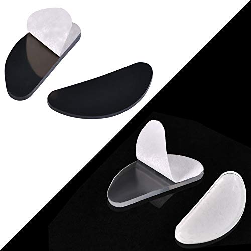 NEPAK 30 Pairs Eyeglass Nose Pads,Eye Glasses Nose Pads Non Slip,Silicone Nosepads for Glasses, Sunglasses, and Eye Wear(Clear,1mm) - Image 5