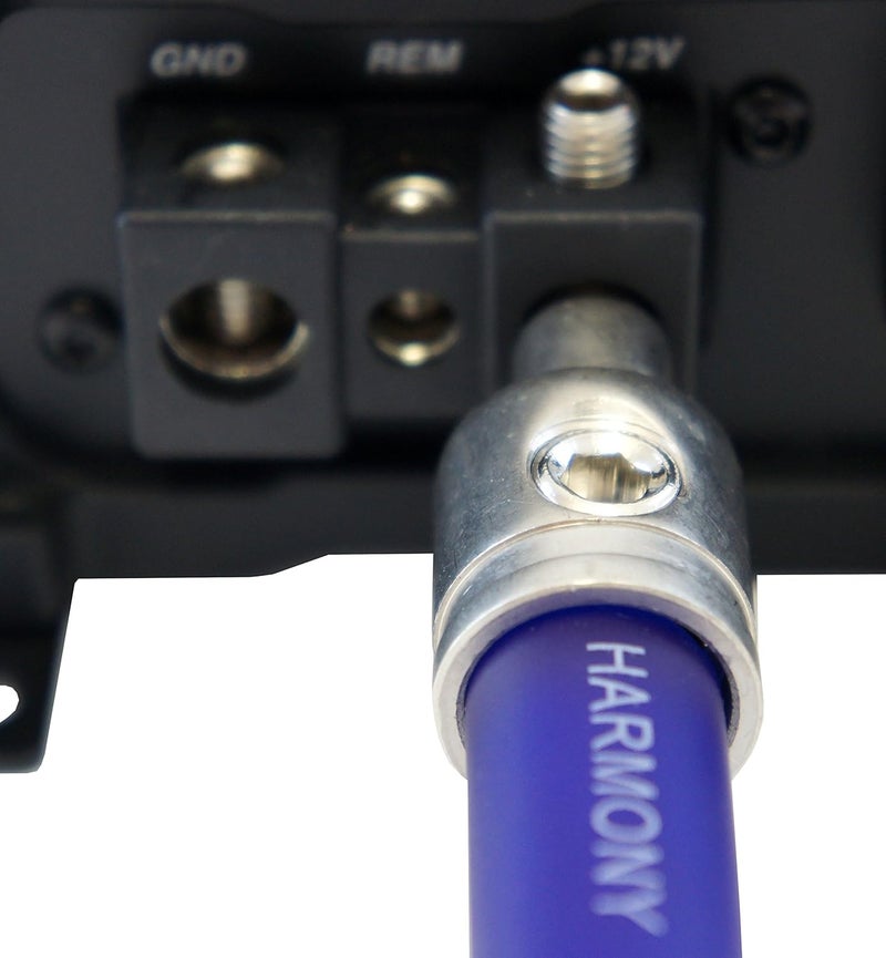 HARMONY AUDIO HA-WR48 Car Stereo Power or Ground 4 to 8 Gauge Wire Reducer - Nickel Plated - Image 2