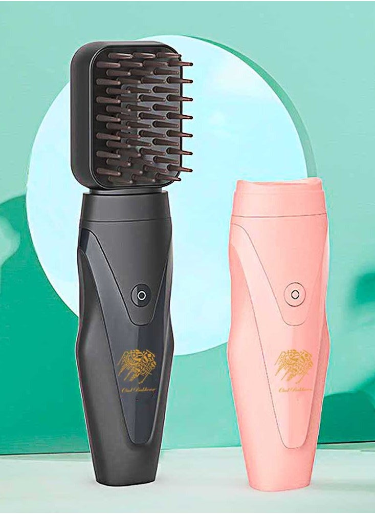 Oud Bakhoan Electric Oud Bakhoor Incense Burner with Soft Comb USB Rechargeable Incense Mabkhara New Version 3.0 Pink Color  - Image 2
