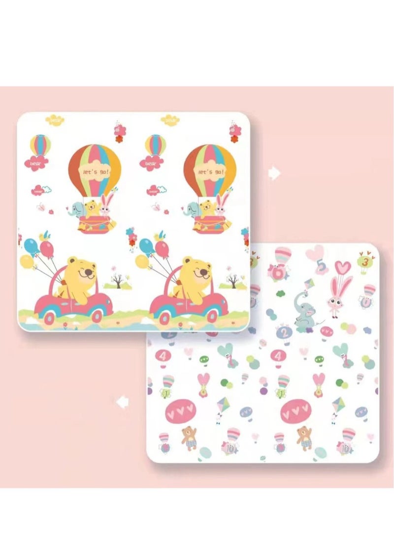 EMZJ - 200 X 180 X 1 cm Baby Crawling Play Floormat Foam Non-Toxic Foldable Reversible Playing Mat - Image 1