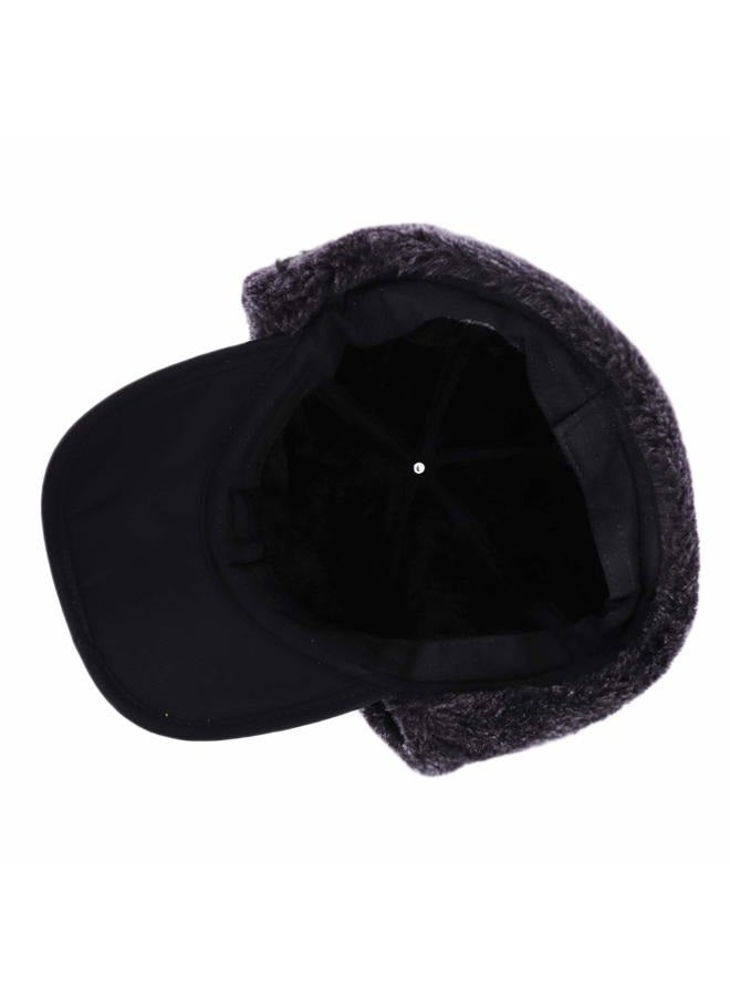Clobeau Women Men Ear Flaps Hat Aviator Winter Warm Trapper Hat Snow Ski Cycling Caps, Black, XX-Large-3X-Large - Image 4