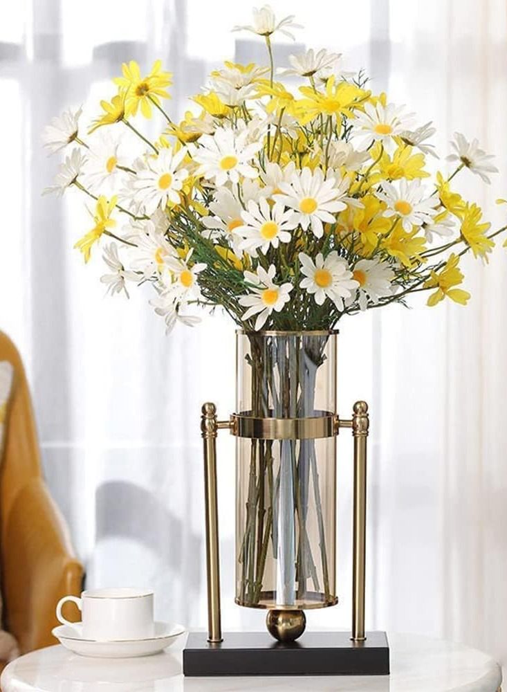 Excefore Artificial Flowers 10 Bundles Multicolor Artificial Daisy Flowers UV Resistant Outdoor Fake Wildflowers with Stems Faux Greenery Shrubs Plants Arrangements for Home Garden Vase Decor - Image 5