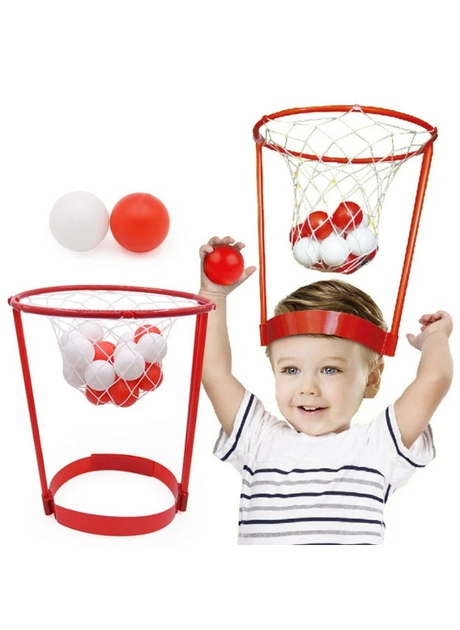 King Sport Head Basketball Hoop with 20pcs Balls Adjustable Head Hoop Game Shooting Ball Outdoors Sport Children Kids Educational Toys Game  - Image 1