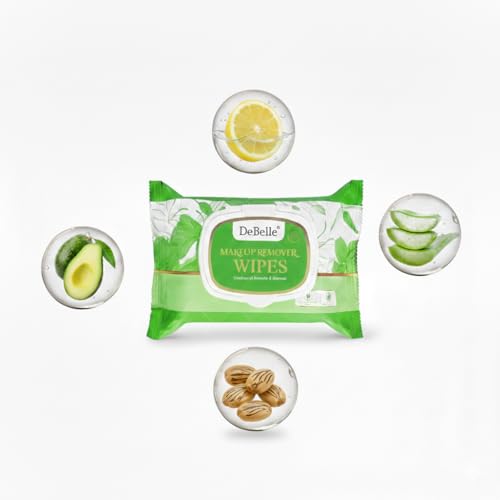 DeBelle Makeup Remover facial wet Wipes | Enriched with Aloe Vera & Avocado Extract | Alcohol-Free | Ultra-Soft Cleansing Wipes for Face, Eyes & Lips | Pack of 30 - Image 3