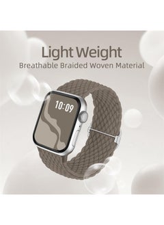 Braided Stretchy Solo Loop Compatible for Apple Watch Band 38mm 40mm 41mm 42mm 44mm 45mm 49mm for Women Men, Nylon Elastic Straps Wristbands for iWatch Series 8 7 6 SE 5 4 3 2 1 Ultra, 4Packs - pzsku/ZFCD71FF2EBD46BFD6A2BZ/45/_/1691310693/edba8a7f-be23-4e83-8dd8-8bb818f0b8d2