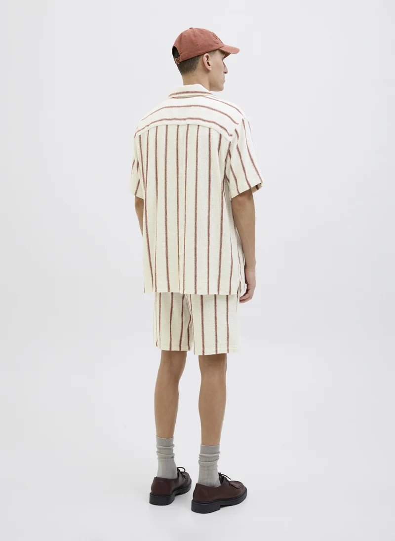 JACK & JONES  Striped Short Sleeve Shirt for Men | Best Price UAE