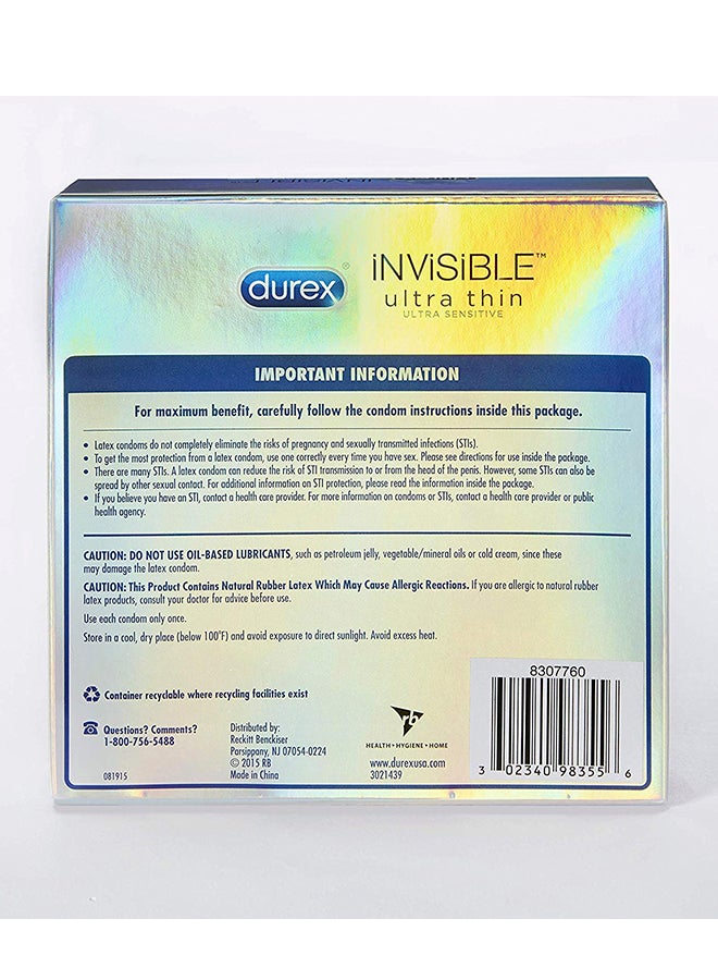 Durex 16-Piece Ultra Thin Lubricated Natural Latex Condoms - Image 3