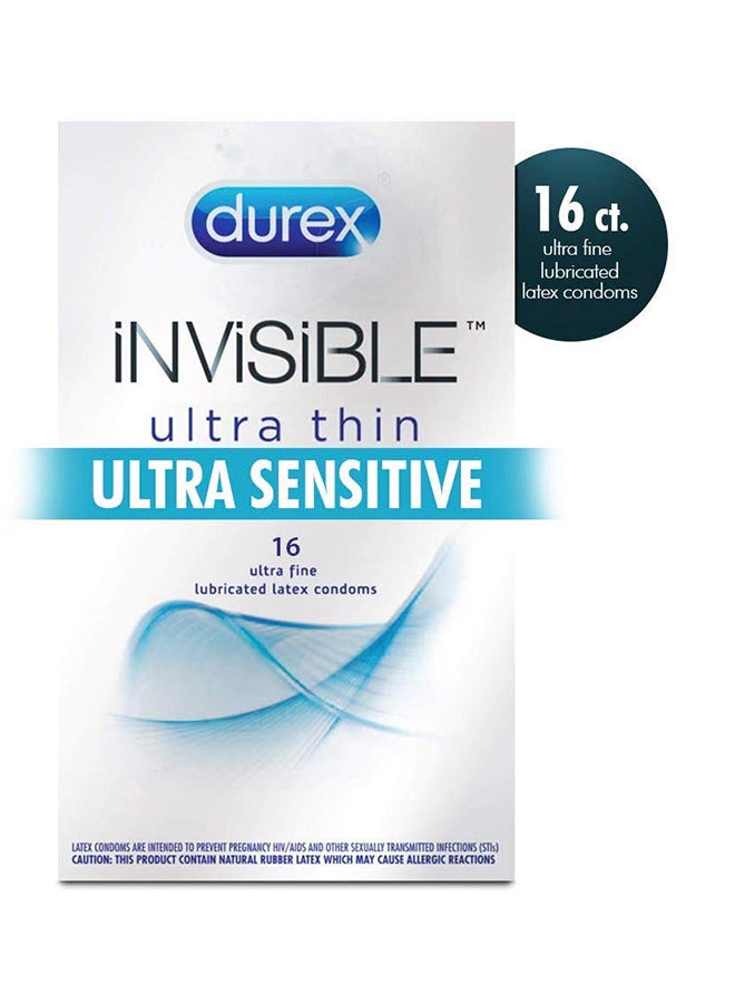 Durex 16-Piece Ultra Thin Lubricated Natural Latex Condoms - Image 2
