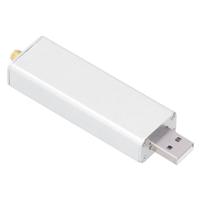 Full Band Receiver Aluminum Alloy RTLSDR 0.1MHz to 1.9GHz Full Band Tuner for FM Radio Intercom Talk Signal Reception - Image 1