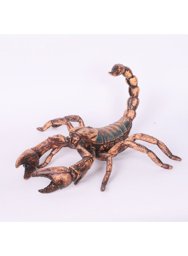 Loquat Fun Trick Wild Big Scorpion Model Toy Holy Atmosphere Decorations Simulation Scorpion Ornaments BJ-Color:Picture Color - Image 4