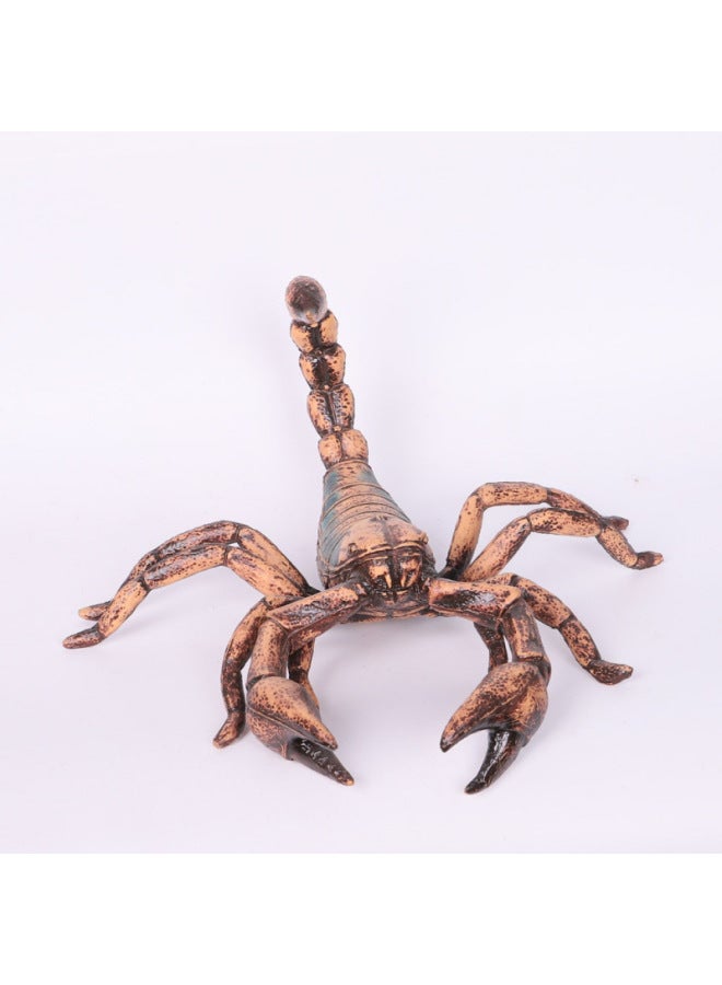 Loquat Fun Trick Wild Big Scorpion Model Toy Holy Atmosphere Decorations Simulation Scorpion Ornaments BJ-Color:Picture Color - Image 1
