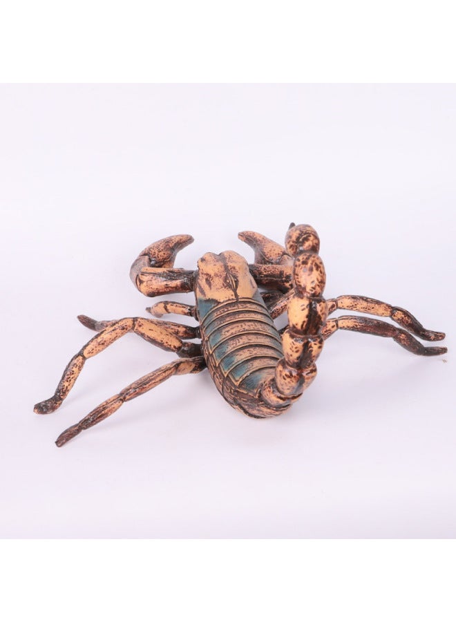 Loquat Fun Trick Wild Big Scorpion Model Toy Holy Atmosphere Decorations Simulation Scorpion Ornaments BJ-Color:Picture Color - Image 5