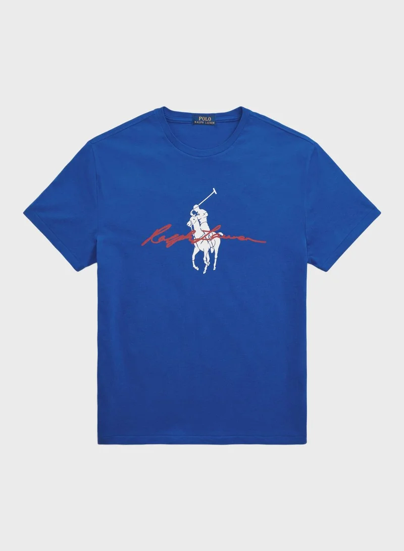 POLO RALPH LAUREN Logo Crew Neck T-Shirt