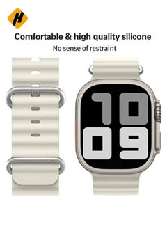 HuHa Sport New Silicone Band Compatible with Apple Watch Ultra Ocean 38/40/41mm Strap for iWatch Series Ultra 8 7 6 5 SE  - Image 2