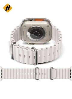 HuHa Sport New Silicone Band Compatible with Apple Watch Ultra Ocean 38/40/41mm Strap for iWatch Series Ultra 8 7 6 5 SE  - Image 4