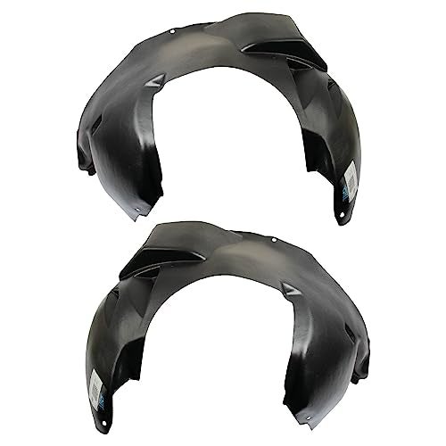 TRQ Front Inner Fender Liner Set Compatible with 2005-2007 Jeep Grand Cherokee CH1248127 CH1249127 - Image 1