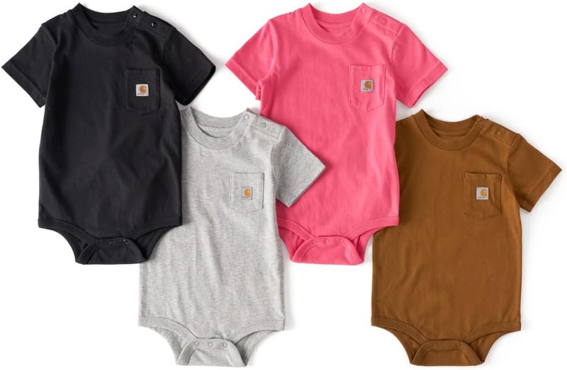 Carhartt Unisex Baby Short-sleeve Pocket Bodysuit - Image 2