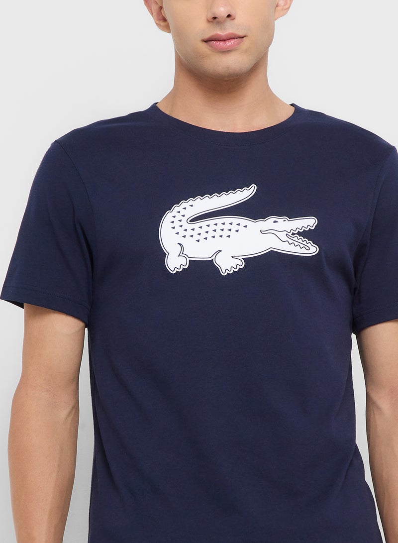 LACOSTE Ultra-Dry Turtle Neck T-Shirt - Image 3