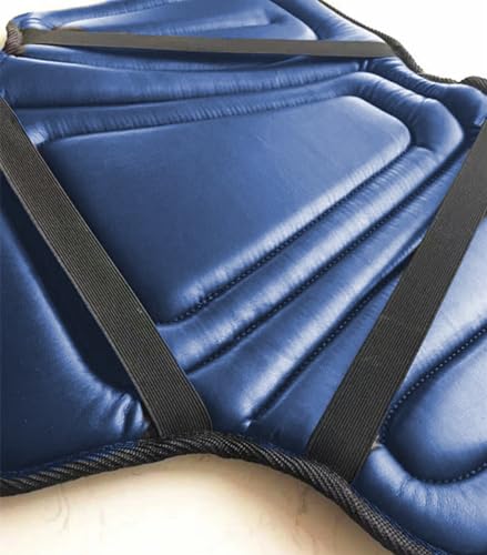 YUZHANGHE Saddle Tush Cushion Western Long Saddle Pad Horse Riding Seat Saddle Cushion Pad-Blue - Image 3