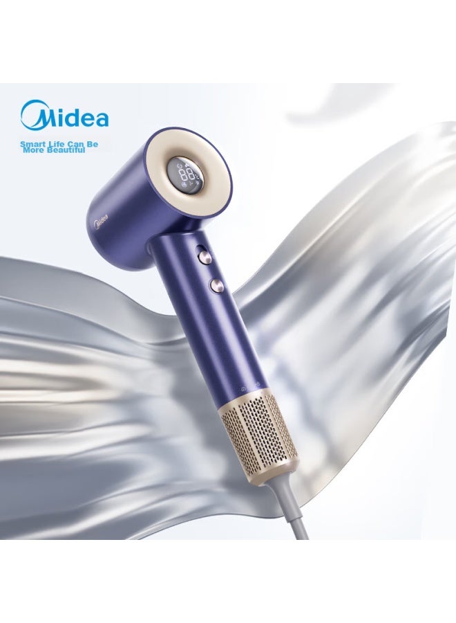 Midea High-speed Hair Dryer, Plasma Hair Protection Blower, Suitable For Children, Negative Ion Hair Dryer, Fg505 With Smart Digital Display, Government Subsidy, Qixi Valentine's Day Gift - Image 5