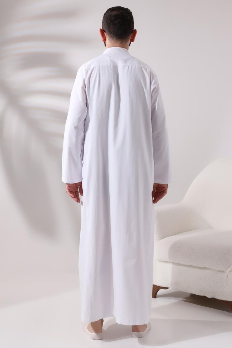 İhvan Online طقم الحج والعمرة الطويل الأبيض للرجال من احواان اونلاين  - Image 5