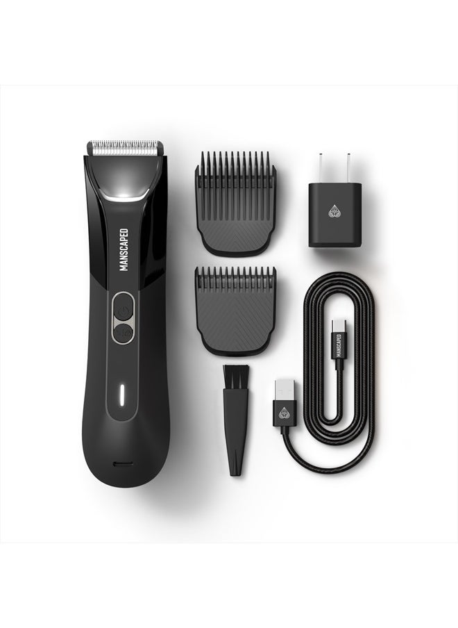 manscaped - ® The Lawn Mower® 4.0 PRO - Groin & Body Hair Trimmer, Updated SkinSafe™ Trimmer Blade, Waterproof Wet/Dry Groomer, USB-C & Wireless Charging Compatible, Men's Ball Shaver with Travel Lock - Image 1