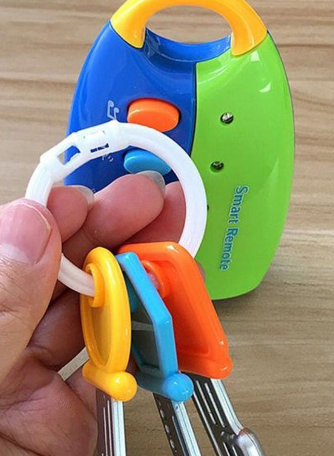 Simulation Remote Control Car Key Lock Music Toy