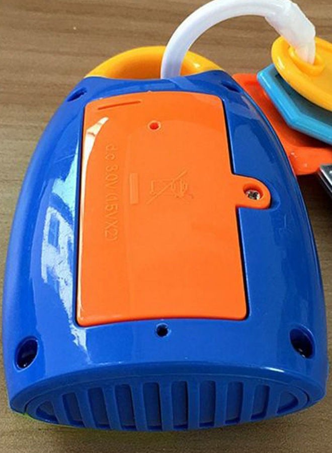 Simulation Remote Control Car Key Lock Music Toy