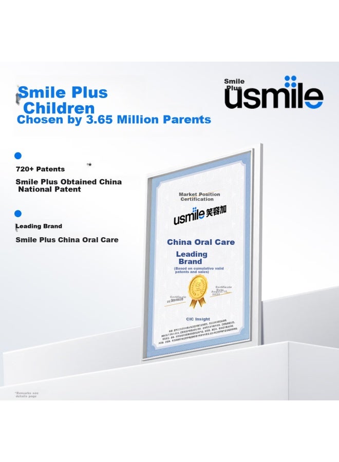 Usmile Smile Plus Kids Electric Toothbrush Digital Toothbrush Missed Brush Reminder Q30 Adventure Blue For Ages 3-15 Birthday Gift Children's Gift New Year Gift - Image 3