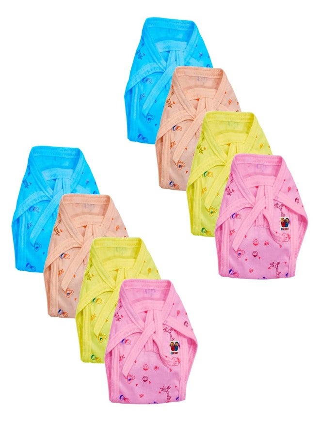 Bigbought New Born Baby Cloth Set Of Jhabla(4 Pcs),Nappy(8 Pcs),Hand Mittens(4 Pair),Leg Booties(4 Pair),Cap(4 Pcs) and Waterproof Sheets(4 Pcs). - Image 3