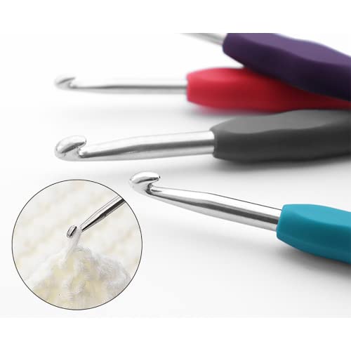 Fapiwen Crochet Hooks Kit, 8 Pieces Set Woolen Crochet Needle, Knitting & Crochet Supplies for Beginners, DIY Knitting Kit for Knitting Sweaters, Scarves and Hats - Image 2