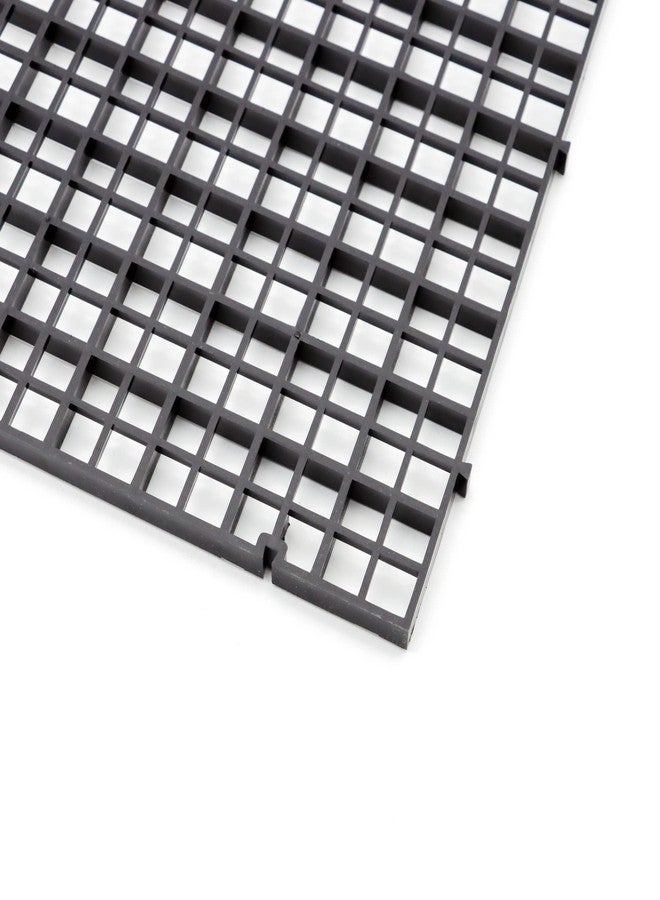 ALEGI Aquarium Fish Tank Bottom Isolation 4 Pcs, Plastic Egg Crate Grid Divider Tray Egg (L 4pcs Black) - Image 3