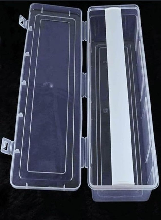 DMDENT plastic Bangle box For Women,Jewellery box For Travelling,Poratble Chudi Organizer For Travel,Transparent One Rod Bangle Organiser (1 rod bangle Box) (PACK OF 2) - Image 5
