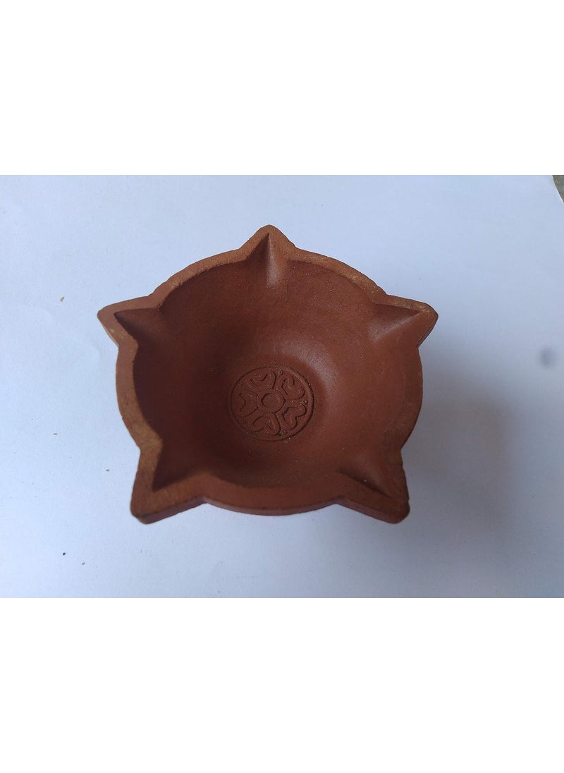 BSD Organics BSD Organics Five Direction Design Mud lampDiyaVilakuDhibam 