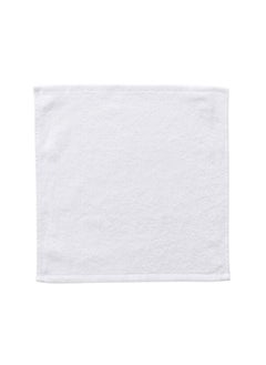 BYFT Iris White Premium White Face Towels 33x33 Cm Set of 12 High quality Cotton Highly Absorbent and Ultrasoft Quick Dry Bath Linen 600 GSM  - Image 5