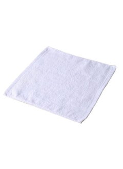 BYFT Iris White Premium White Face Towels 33x33 Cm Set of 12 High quality Cotton Highly Absorbent and Ultrasoft Quick Dry Bath Linen 600 GSM  - Image 2