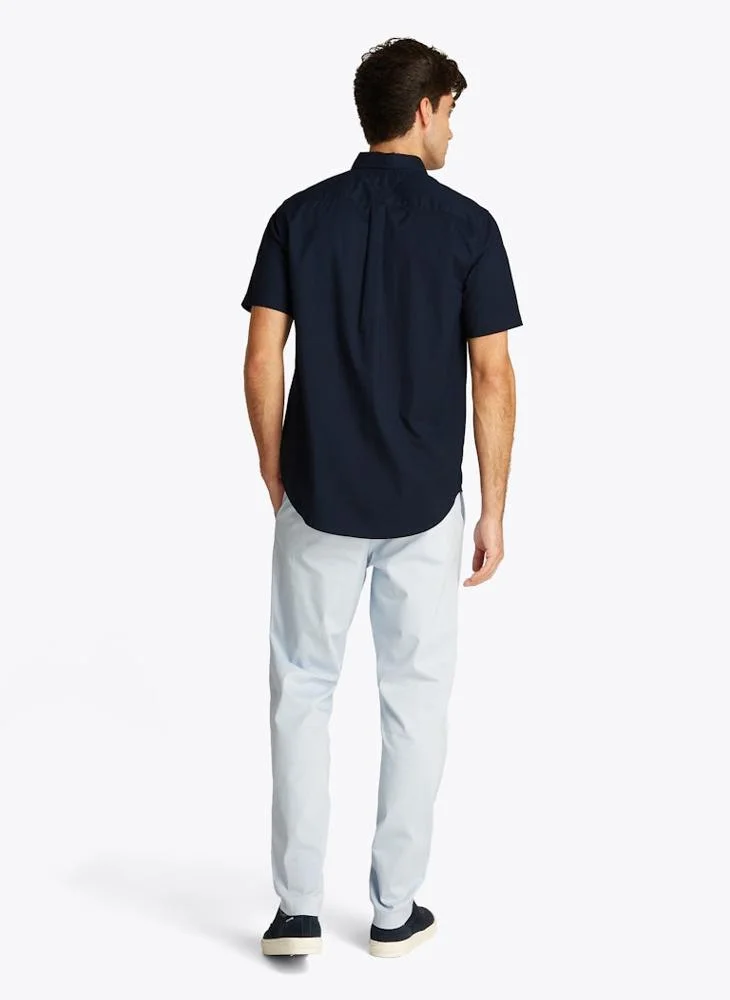 تومي هيلفيغر Short Sleeve Poplin Shirt