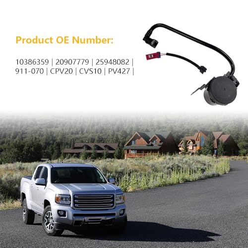 LLNSEAUTO Vapor Canister Vent Solenoid Valve w/Hose & Wire Harness | Fit for Chevrolet Chevy Colorado GMC Canyon Hummer H3 H3T Isuzu I-Series | OE# 10386359 20907779 25948082 911-070 - Image 5