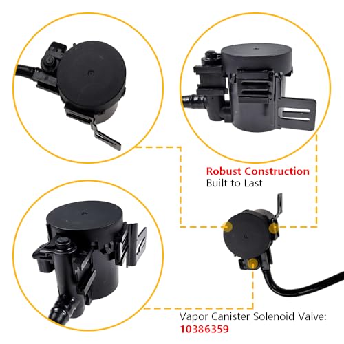 LLNSEAUTO Vapor Canister Vent Solenoid Valve w/Hose & Wire Harness | Fit for Chevrolet Chevy Colorado GMC Canyon Hummer H3 H3T Isuzu I-Series | OE# 10386359 20907779 25948082 911-070 - Image 2