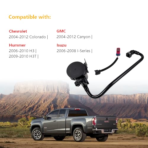LLNSEAUTO Vapor Canister Vent Solenoid Valve w/Hose & Wire Harness | Fit for Chevrolet Chevy Colorado GMC Canyon Hummer H3 H3T Isuzu I-Series | OE# 10386359 20907779 25948082 911-070 - Image 4
